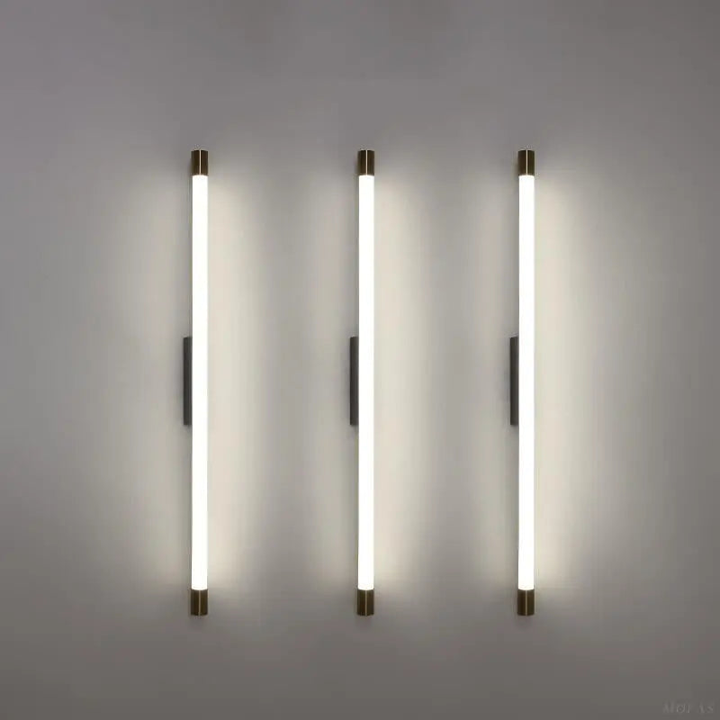 Modern Minimalist Vanity Thin Tube PC LED  Wall Sconce Lamp Cuvalon