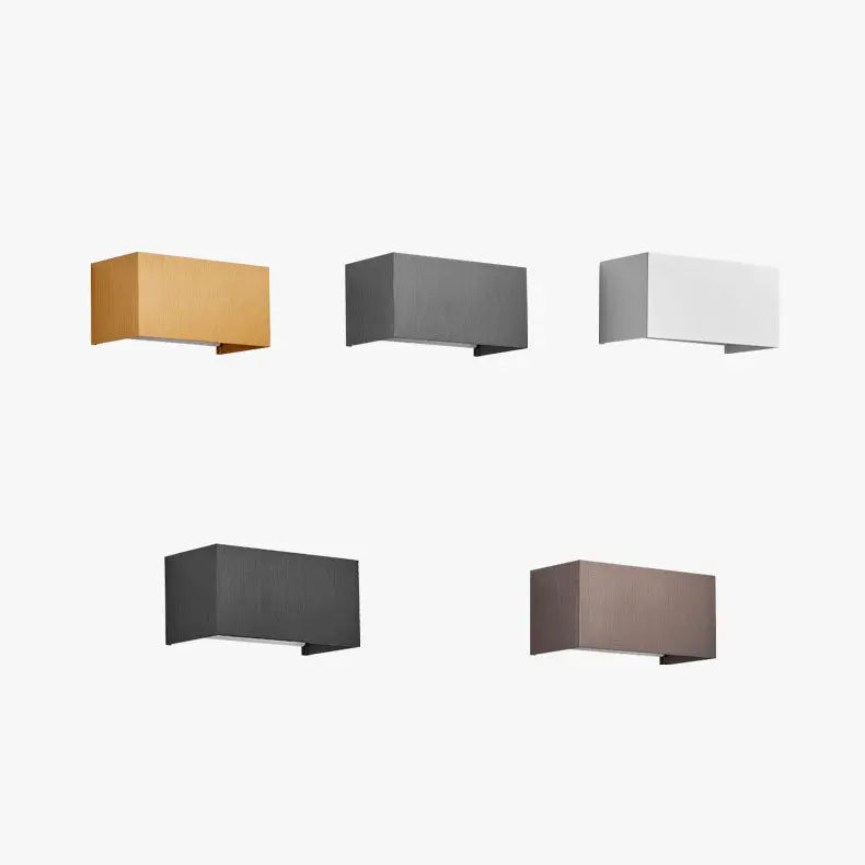 Nordic Minimalist Aluminum Square Flat Adjustable Beam LED Reading Wall Sconce Lamp Cuvalon