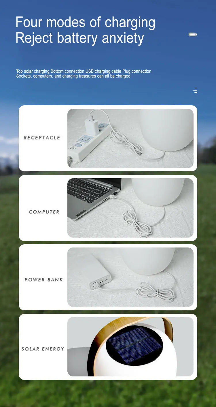 Solar PE Portable Basket LED Outdoor Waterproof Decorative Light Cuvalon