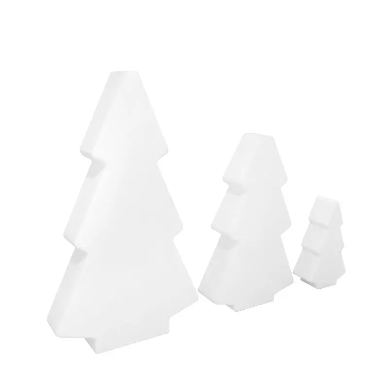 Modern Art Deco Waterproof Solar Rechargeable PE Christmas Tree LED RGB Landscape Lighting Outdoor Light For Garden Cuvalon