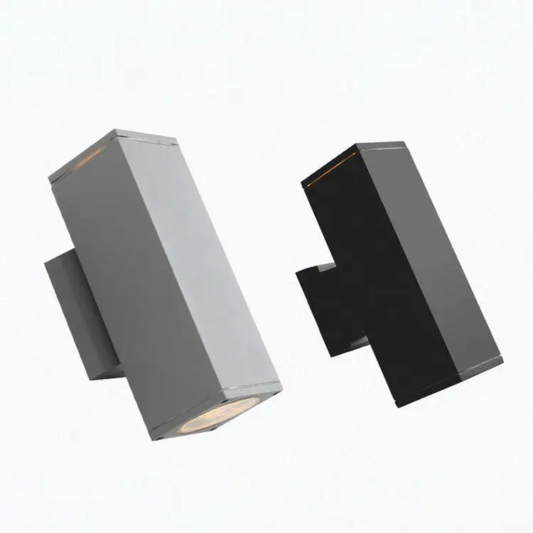 Modern Minimalist Square Column LED Luminous Outdoor Waterproof Wall Sconce Lamp Cuvalon