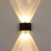 Modern Outdoor Arc Up and Down Spotlight LED Outdoor Waterproof Wall Sconce Lamp Cuvalon