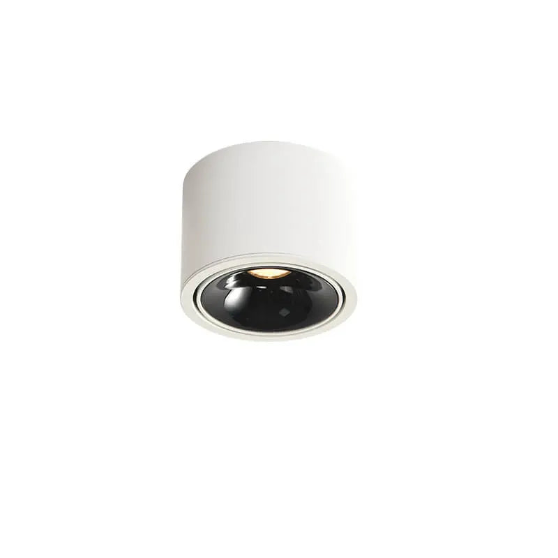 Modern Minimalist Round Spotlight Adjustable LED Flush Mount Ceiling Light Cuvalon