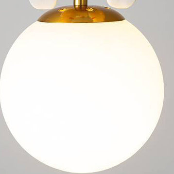 Contemporary Nordic Kids Orb Astronaut Iron Resin 1-Light Pendant Light For Bedroom Cuvalon