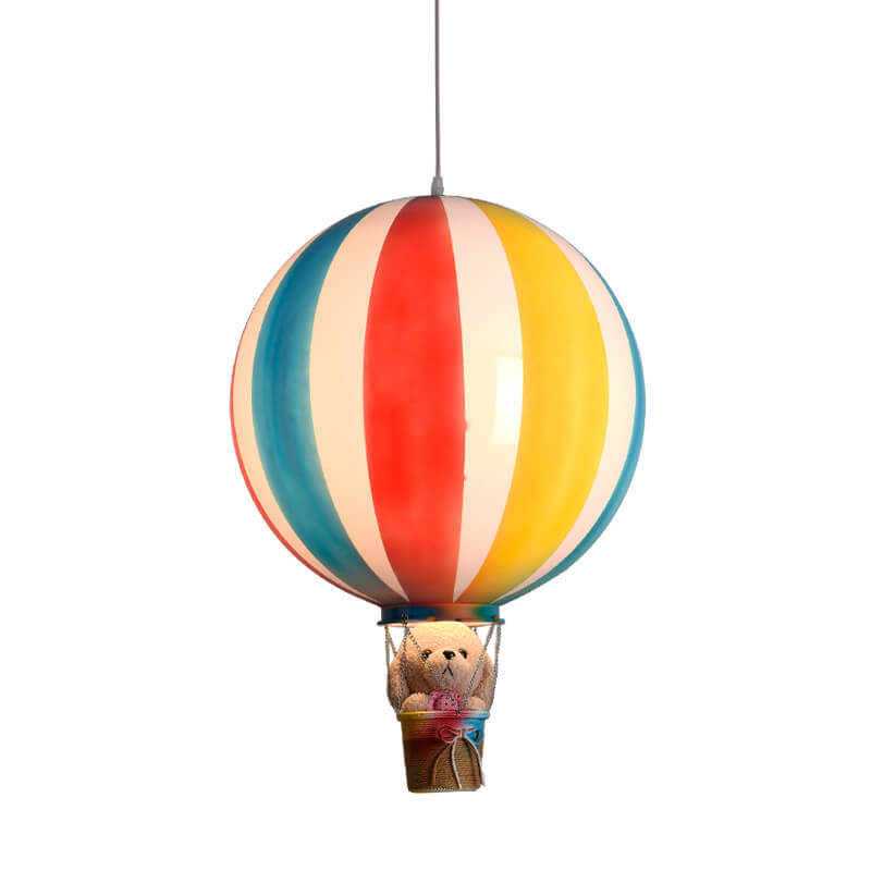Scandinavian Modern Creative Hot Air Balloon Iron Acrylic 1-Light Pendant Light Cuvalon