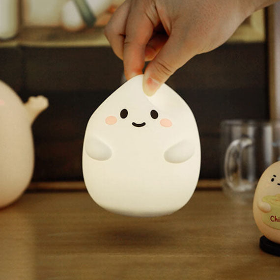 Creative Cartoon Egg Silicone USB LED Kids Night Light Table Lamp Cuvalon