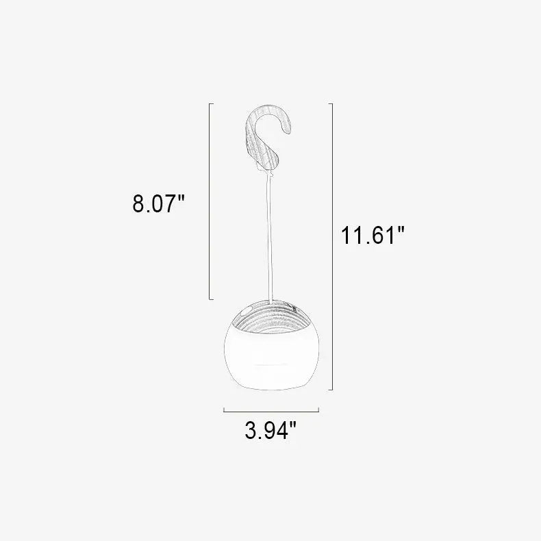 Modern Minimalist Hangable USB Rechargeable Outdoor LED Camping Tent Light Cuvalon