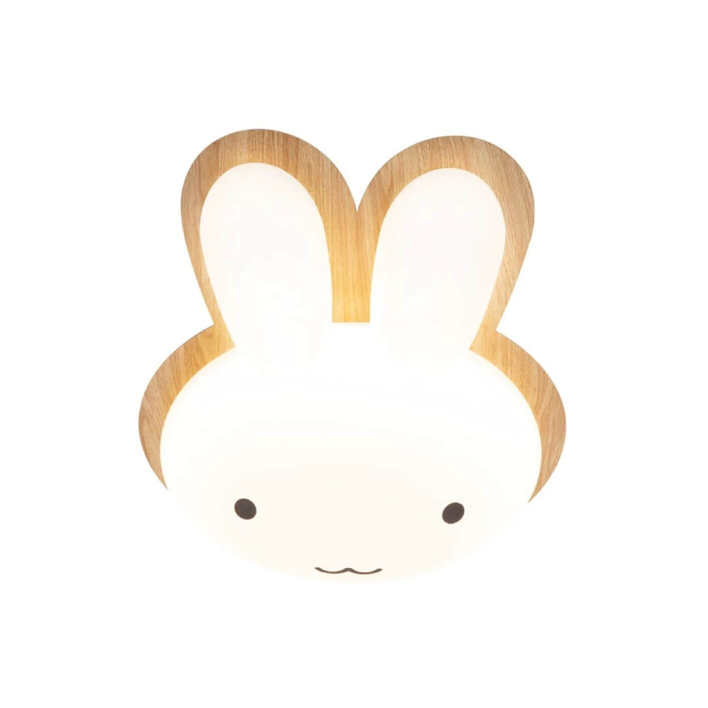 Modern Funny Bunny Kids Iron Acrylic LED Flush Mount Light Cuvalon