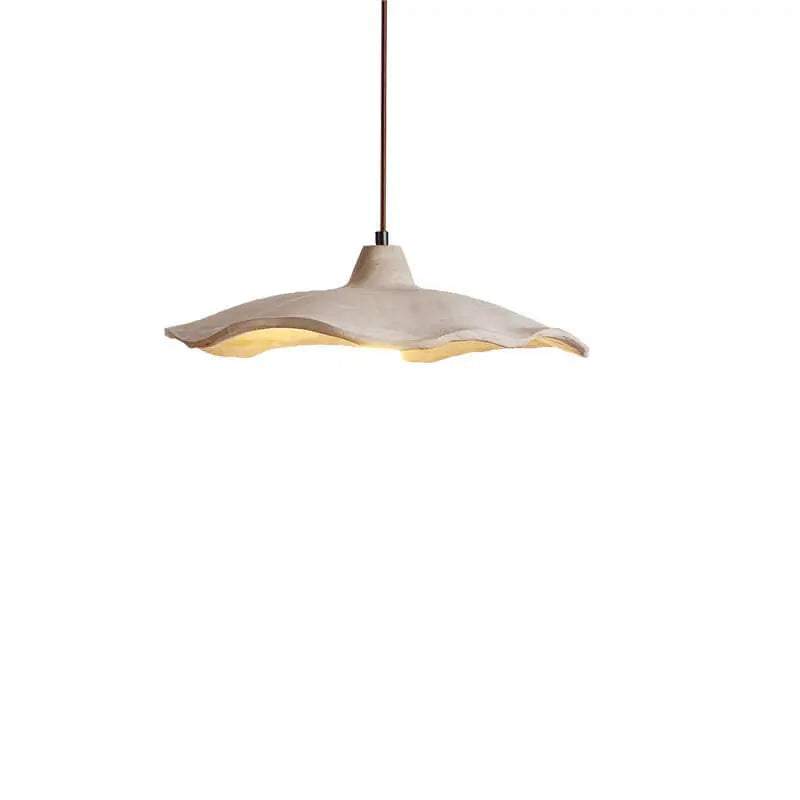 Japanese Vintage Flower Shape Lampshade Cement 1/2/3-Light Island Light Chandelier Cuvalon