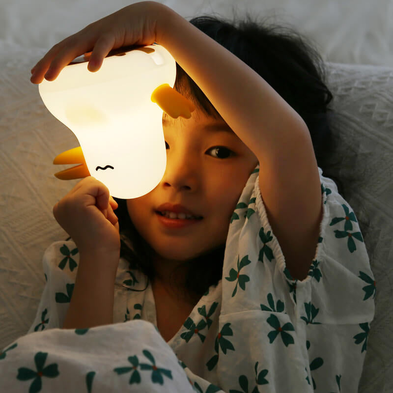 Cartoon Kiwi Bird Silicone Rechargeable Timer Dimmable LED Decorative Table Lamp Cuvalon