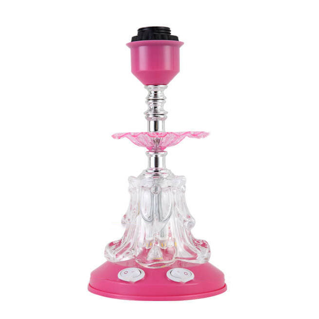 European Style Wedding Fabric Glass 1-Light Table Lamp Cuvalon