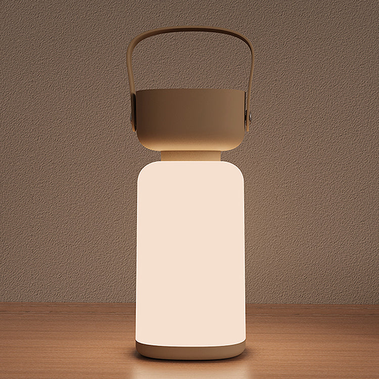 Modern Simplicity Waterproof Portable Plastic ABS Cylinder LED Table Lamp Outdoor Light For Outdoor Patio Cuvalon