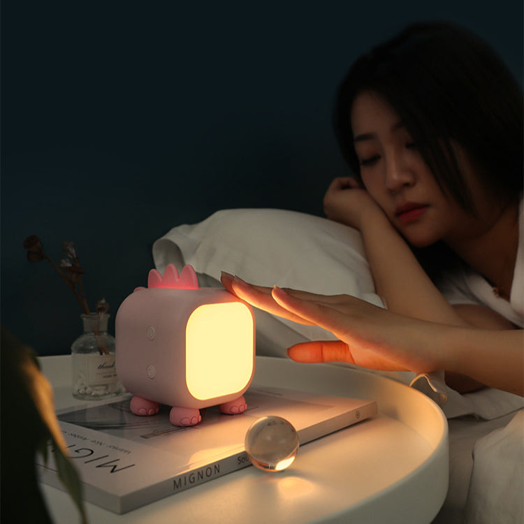 Creative Silicone Dinosaur Square USB LED Night Light Table Lamp Cuvalon