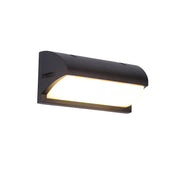 Modern Simple Geometry Outdoor Waterproof Sensor LED Wall Sconce Lamp Cuvalon