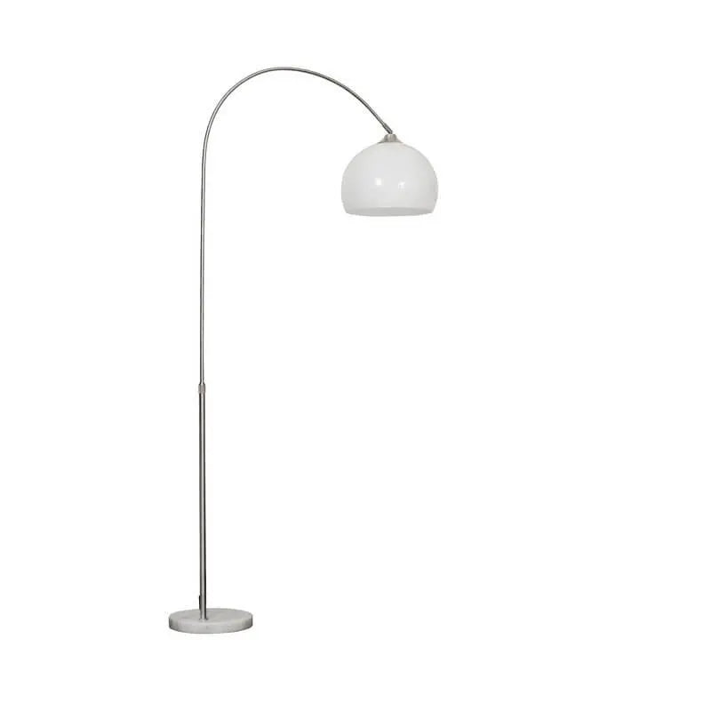 Modern Globe Acrylic Shade Fishing Rod 1-Light Standing Floor Lamp Cuvalon