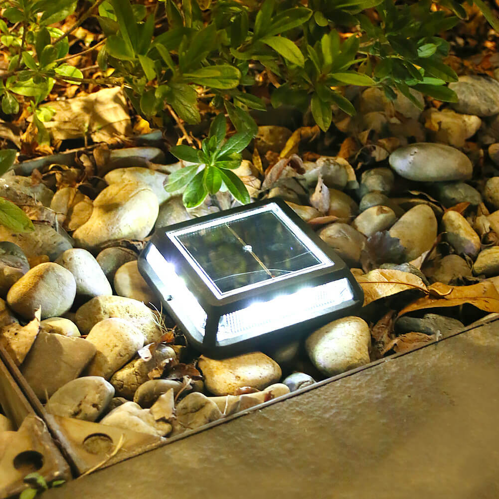 Modern Square Waterproof Solar LED Outdoor Garden Balcony Street Light Cuvalon