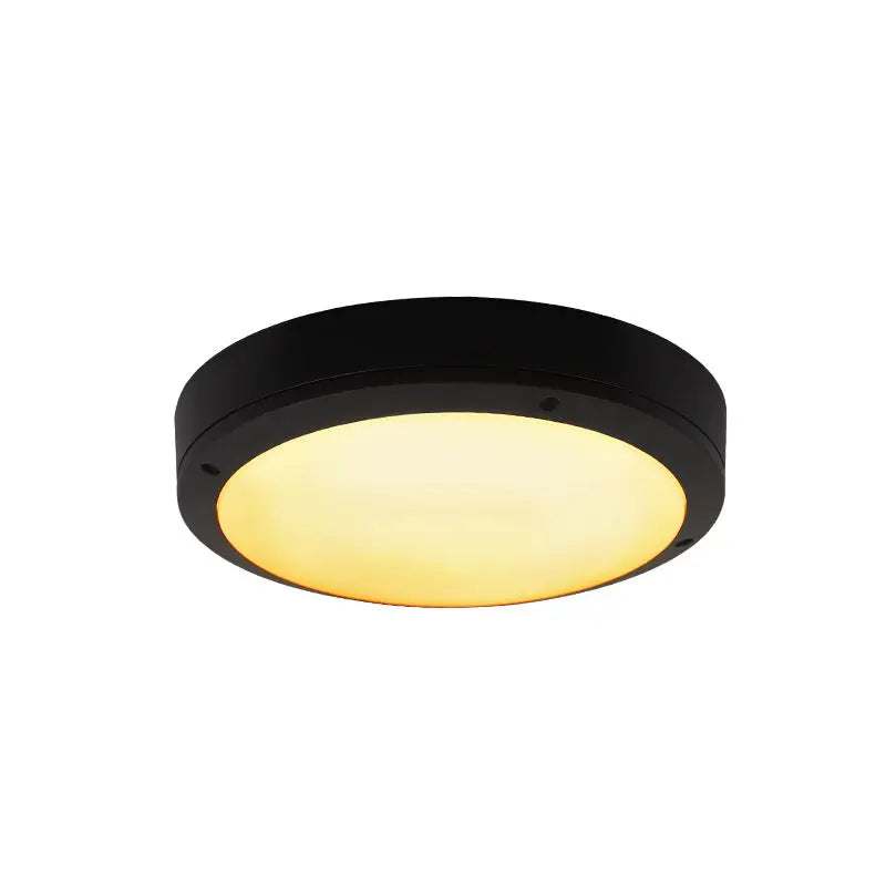 Outdoor Simple Round Octagon Aluminum Waterproof LED Flush Mount Ceiling Light Cuvalon