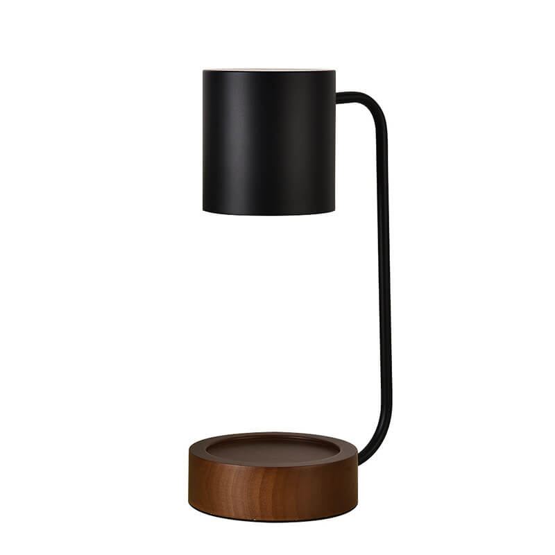 Japanese Minimalist Wood Timing Dimming 1-Light Melting Wax Table Lamp Cuvalon
