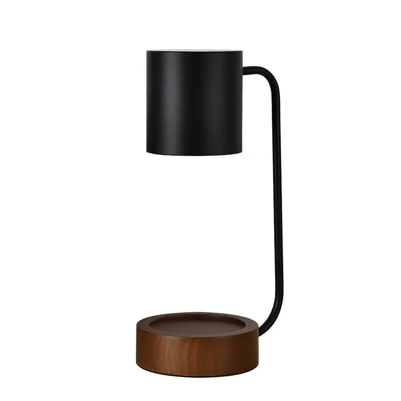 Japanese Minimalist Wood Timing Dimming 1-Light Melting Wax Table Lamp Cuvalon