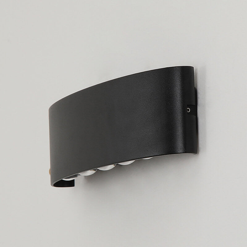 Modern Outdoor Arc Up and Down Spotlight LED Outdoor Waterproof Wall Sconce Lamp Cuvalon