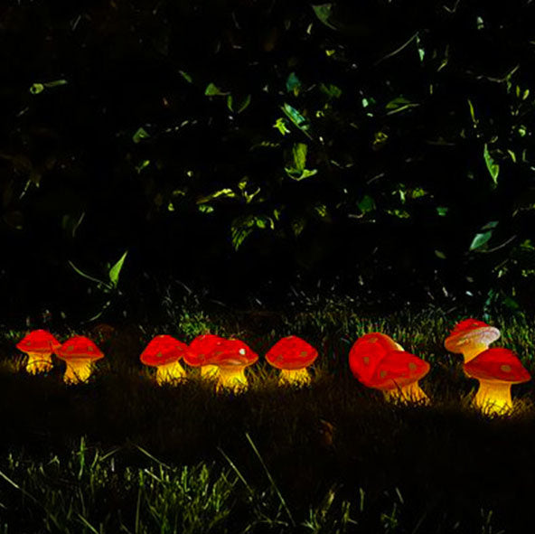 Modern Creative Mushroom Solar LED Outdoor Waterproof Garden Light String Cuvalon