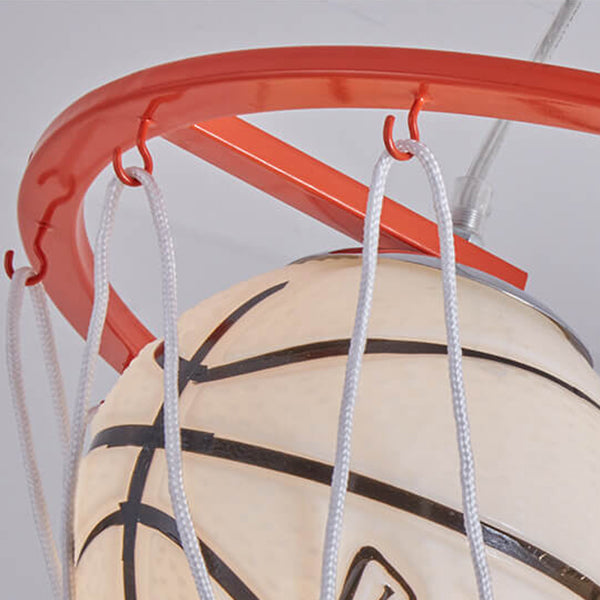 Creative Cartoon Basketball 3-Light Kids Chandelier Cuvalon