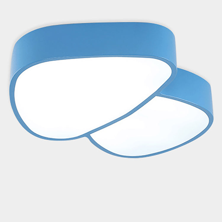 Modern Art Deco Kids Iron Acrylic Mushroom LED Flush Mount Ceiling Light For Bedroom Cuvalon