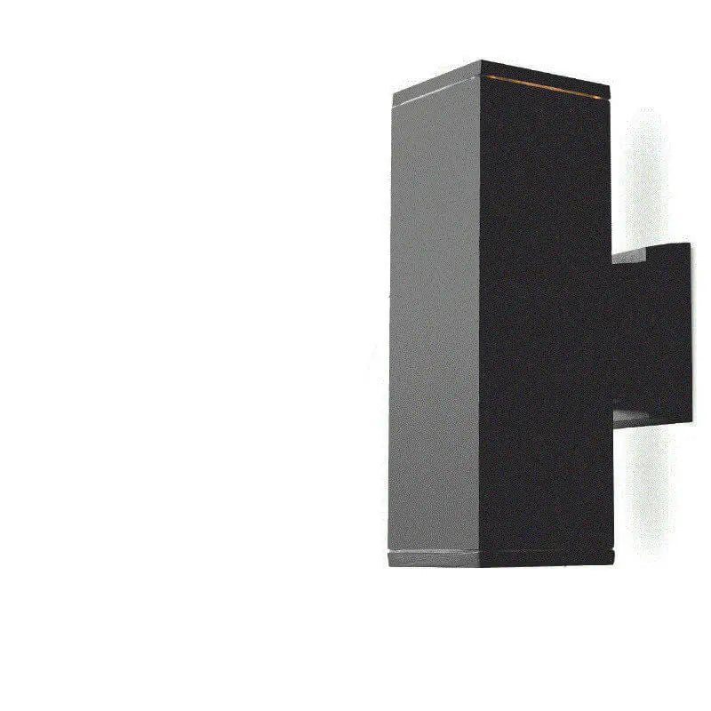 Modern Minimalist Square Column LED Luminous Outdoor Waterproof Wall Sconce Lamp Cuvalon