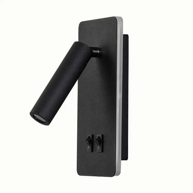 Nordic Minimalist Square Spotlight Rotatable LED Reading Wall Sconce Lamp Cuvalon