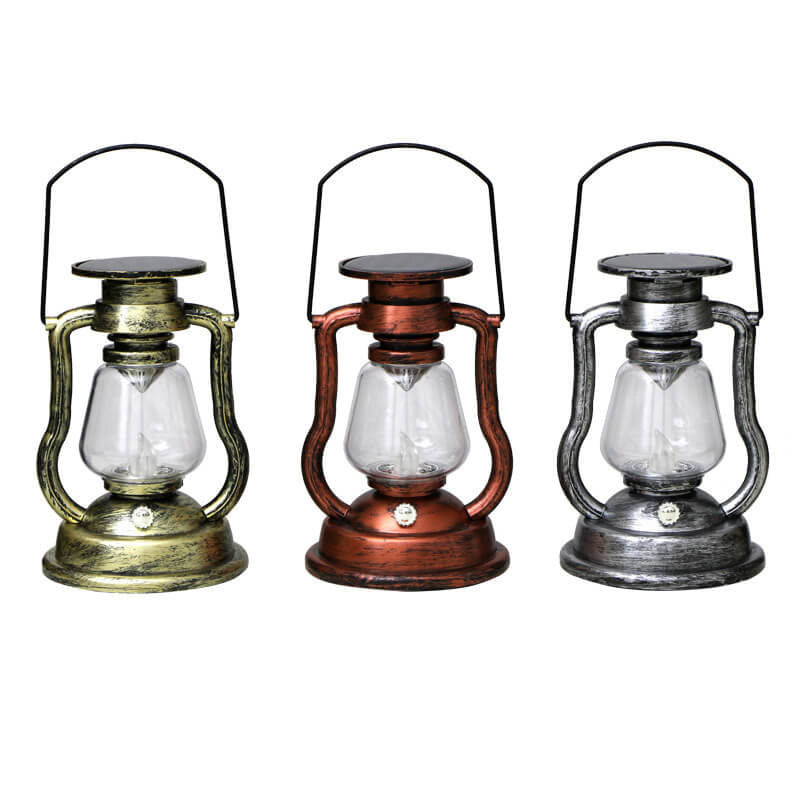 Solar Retro Kerosene Lamp Horse Lamp LED Outdoor Garden Patio Decoration Portable Flame Candle Light Cuvalon