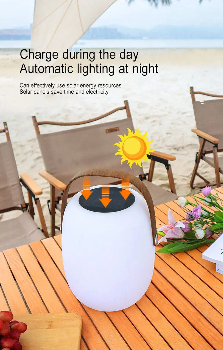 Solar PE Portable Basket LED Outdoor Waterproof Decorative Light Cuvalon
