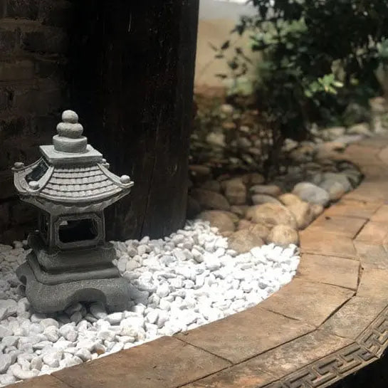 Japanese Zen Solar Waterproof Pagoda Stone LED Outdoor Garden Decoration Landscape Light Cuvalon