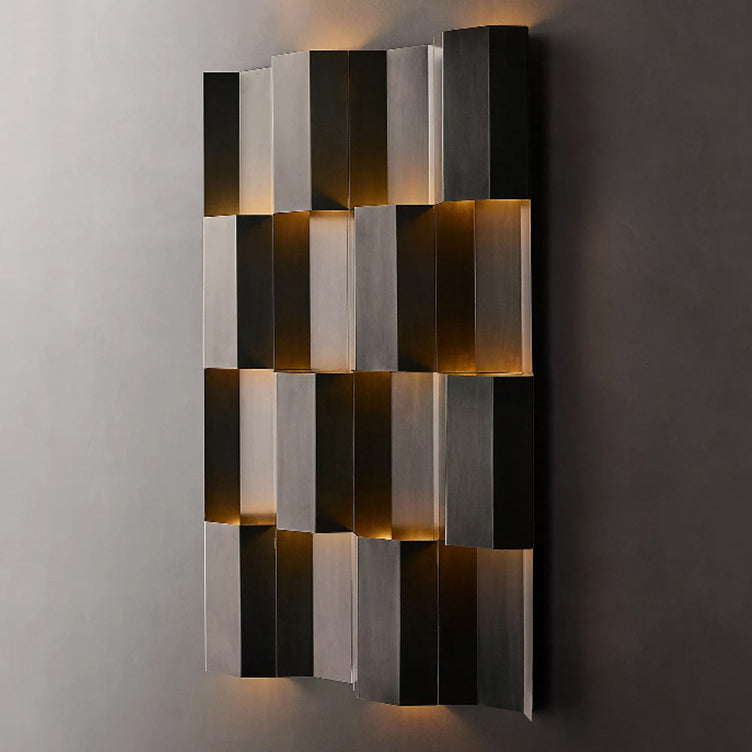 Contemporary Retro Waterproof Stainless Steel Rectangular LED Wall Sconce Lamp For Outdoor Patio Cuvalon