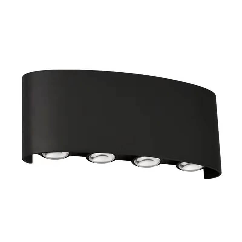 Modern Outdoor Arc Up and Down Spotlight LED Outdoor Waterproof Wall Sconce Lamp Cuvalon