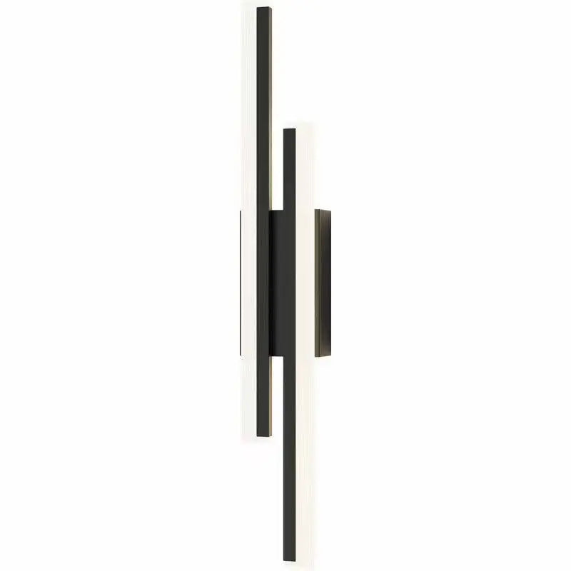 Modern Minimalist Lines Iron Acrylic LED Wall Sconce Lamp Cuvalon