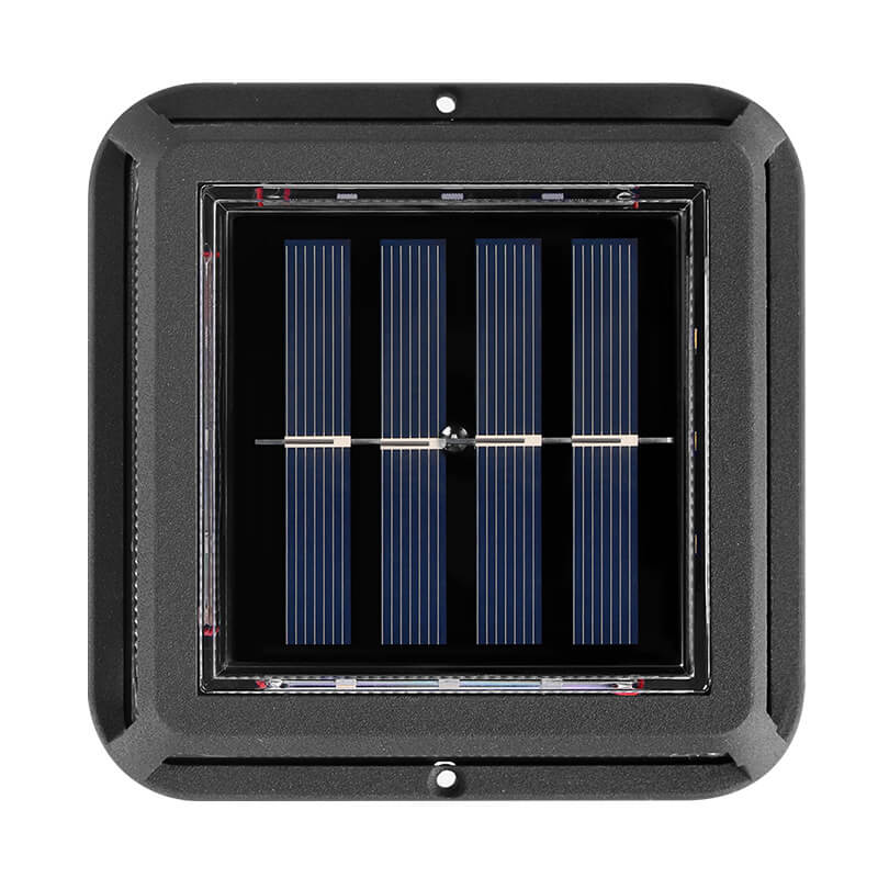 Modern Square Waterproof Solar LED Outdoor Garden Balcony Street Light Cuvalon