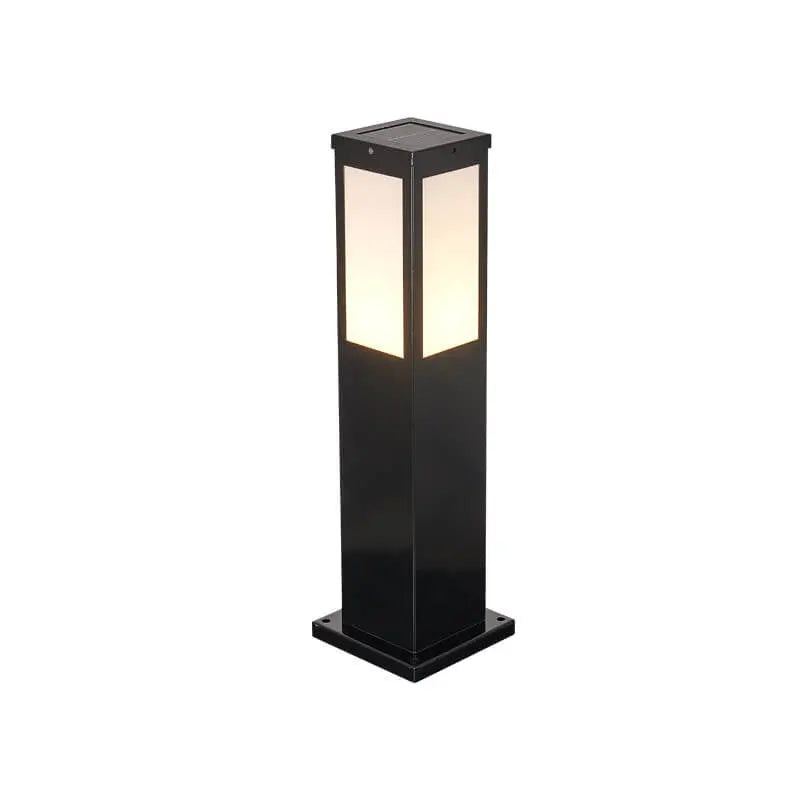 Modern Solar Lawn Square Column Outdoor Waterproof Path Lamp Cuvalon