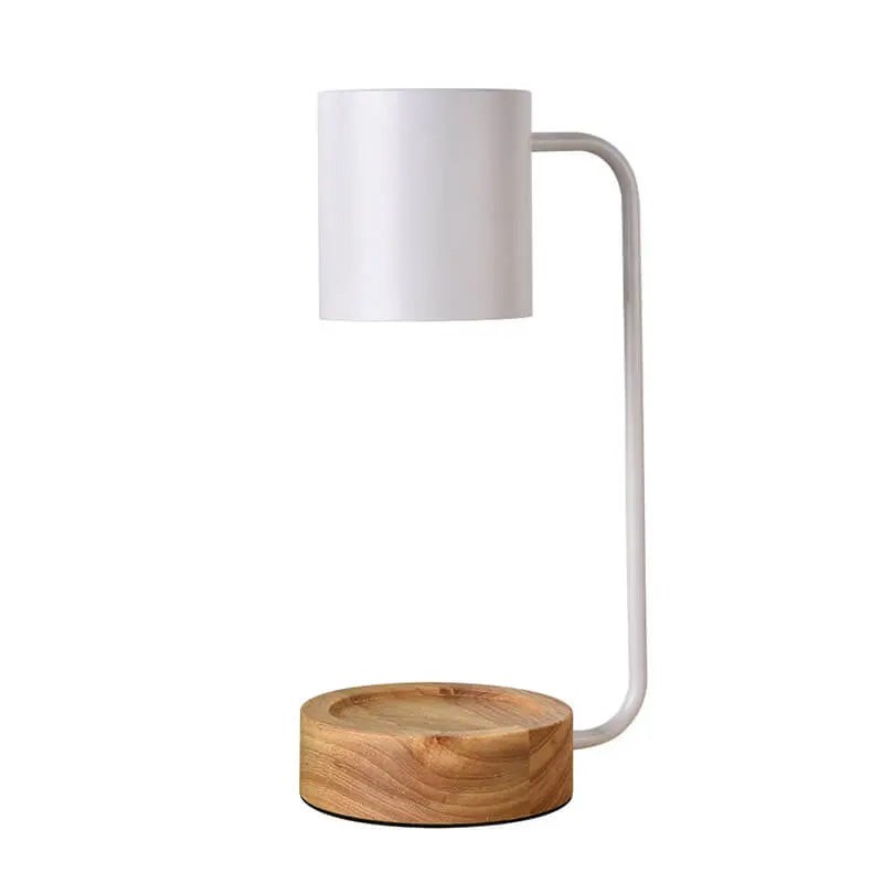 Japanese Minimalist Wood Timing Dimming 1-Light Melting Wax Table Lamp Cuvalon