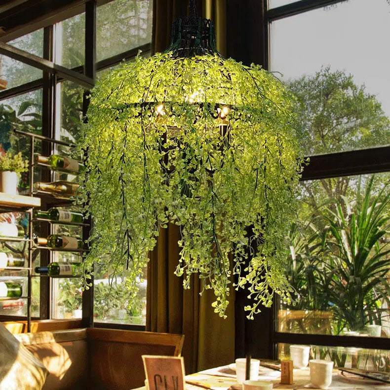 Creative Plant Vine Decorative 3-Light Chandelier Cuvalon