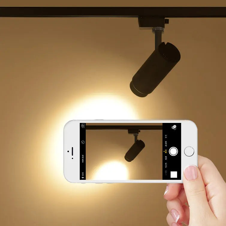 Modern Minimalist Adjustable Dimmable Focus Dimming Spotlight Tubular Track Lighting 3/4/5 Light LED Flush Mount For Living Room Cuvalon
