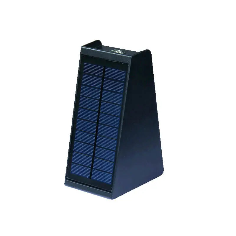 Simple Solar Trapezoid Outdoor Waterproof Up and Down Lights LED Wall Sconce Lamp Cuvalon