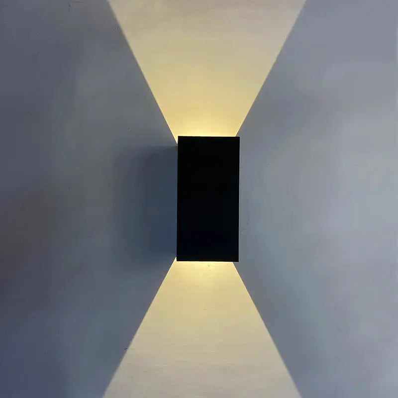 Modern Smart Square APP Dimming Waterproof LED Wall Sconce Lamp Cuvalon