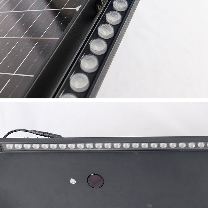 Contemporary Industrial Waterproof Solar Line Contour Light Rectangle Aluminum LED Outdoor Light For Garden Cuvalon