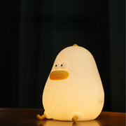 Cartoon LED Silicone Chick Night Light USB Table Lamp Cuvalon