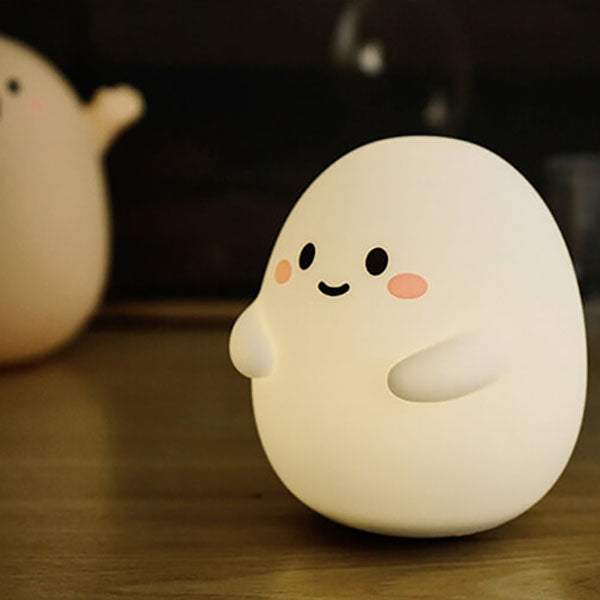 Creative Cartoon Egg Silicone USB LED Kids Night Light Table Lamp Cuvalon