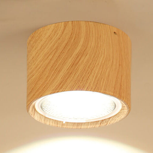 Nordic Cylinder Spotlight LED Flush Mount Ceiling Light Cuvalon
