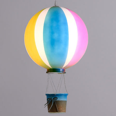 Scandinavian Modern Creative Hot Air Balloon Iron Acrylic 1-Light Pendant Light Cuvalon