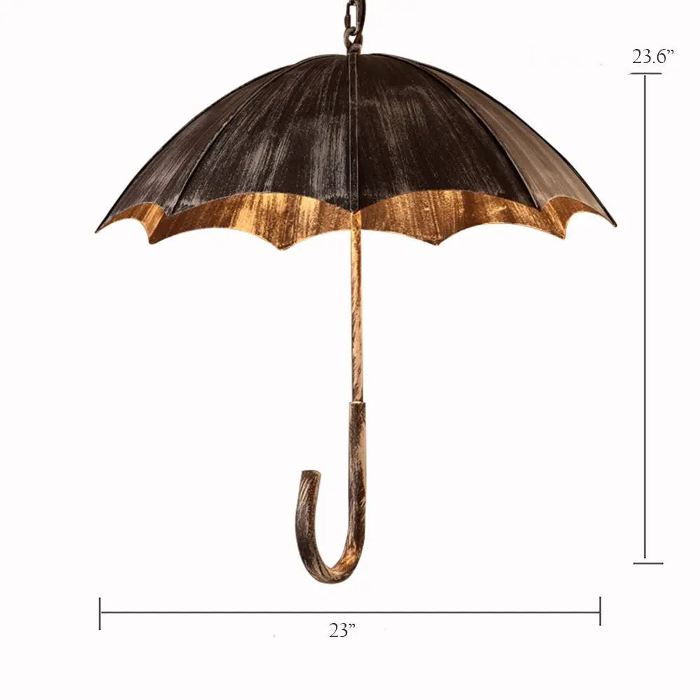 Retro Industrial 5-Light Umbrella Chandeliers Cuvalon
