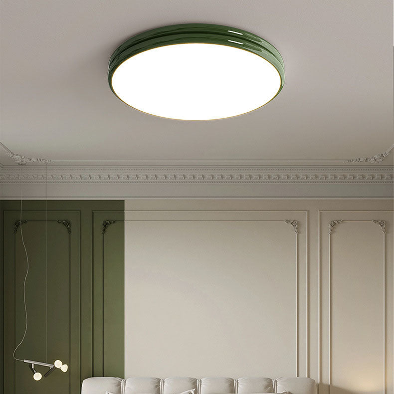 Modern Eye Care Children's Wrought Iron Round LED Flush Mount Lighting Cuvalon