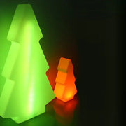 Modern Art Deco Waterproof Solar Rechargeable PE Christmas Tree LED RGB Landscape Lighting Outdoor Light For Garden Cuvalon